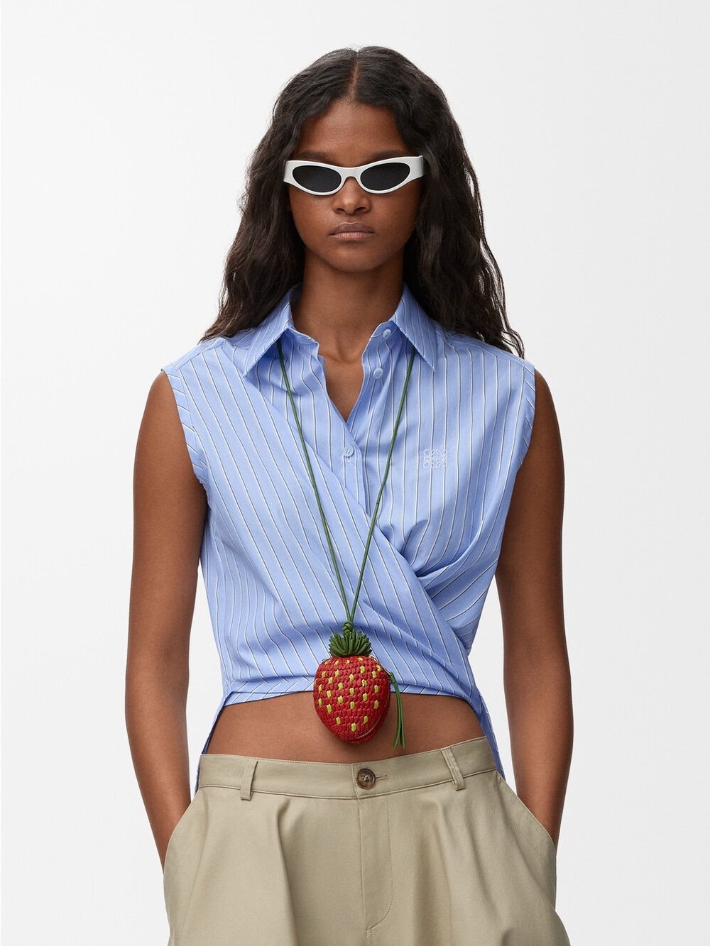Loewe Sleeveless shirt in cotton Fr34